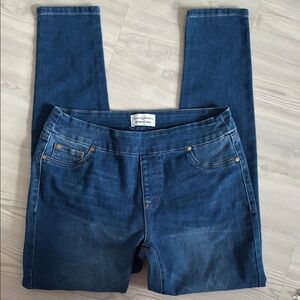 Johnnies Jeans Size M Pull-On Skinny Jeans - Blue